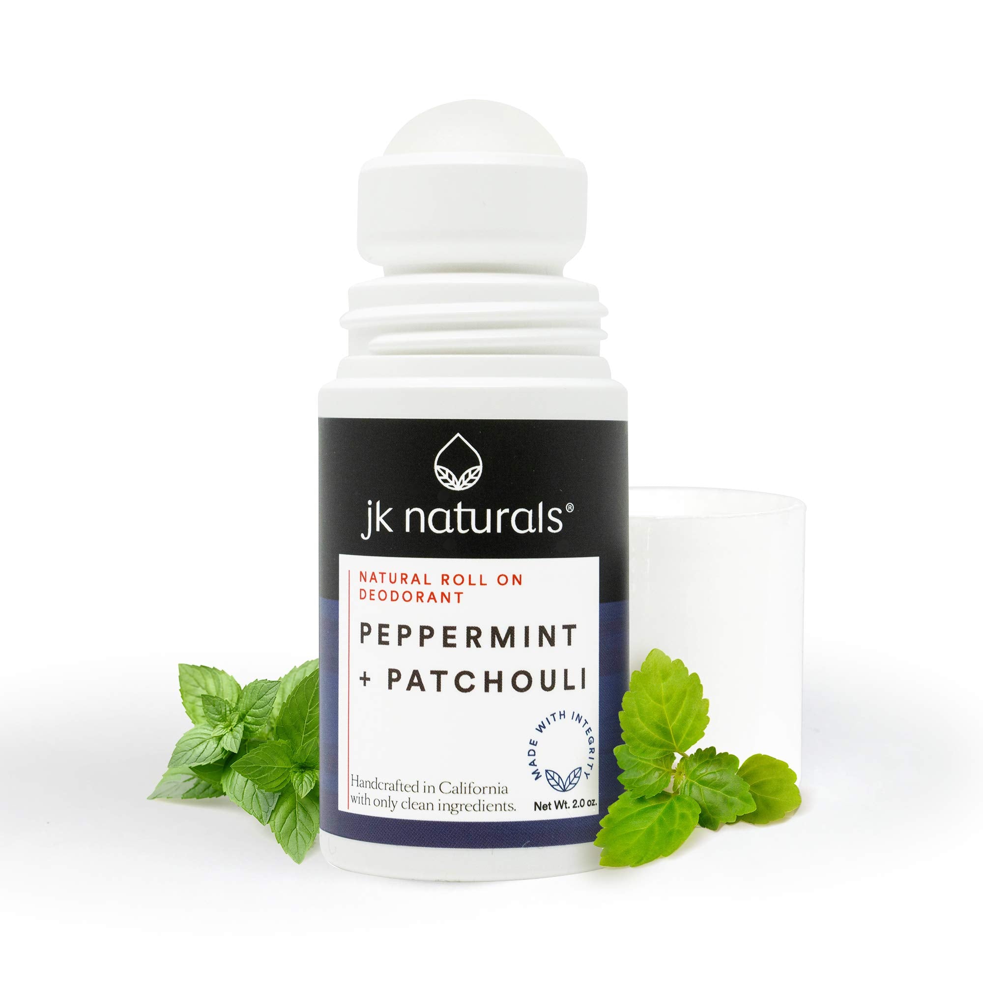 Best Natural Roll On Deodorant | Peppermint + Patchouli