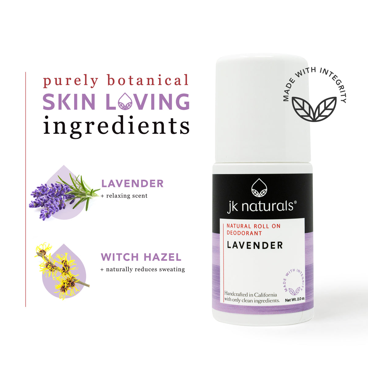 Best Natural Roll On Deodorant | Lavender